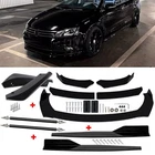 For VW Jetta MK6 MK7 Front Bumper Lip Splitter Spoiler Kit +Side Skirt +Rear Lip