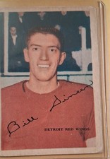1953-54 Parkhurst - Bill Dineen #38 (RC) Al Arbour#37.Error Cards. RED WINGS!
