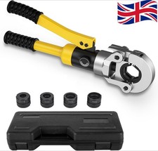 6T Hydraulic Copper Pipe Fittings Crimping and Plumbing Tool with 4 Crimp Dies