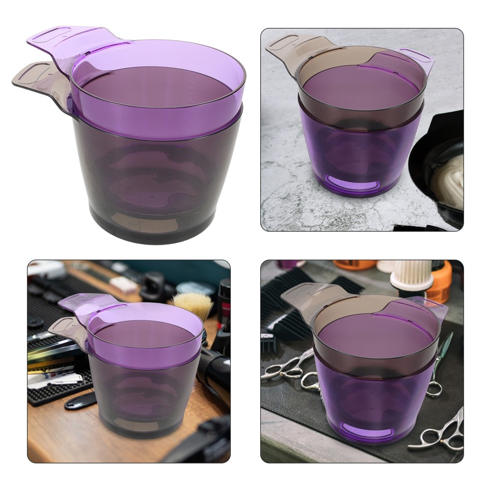 Mixing Bowls For Hairstylist With Handle Measuring Cup