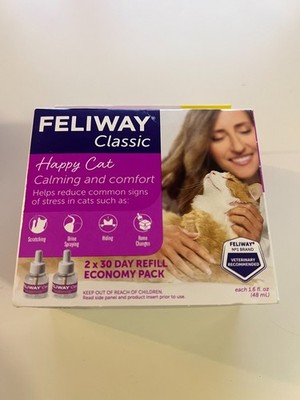 Feliway Classic Diffuser Refill 48 Ml Cat Constant Calming 2 Refills EXP 02/2027
