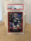 Panini 2015 Prizm Tom Brady #12 Red Mojo Prizm PSA 8 Patriots 33/99