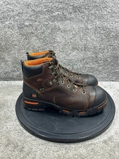 Timberland Pro Boot Men Size 11 M Endurance Steel Toe Work Bramble Brown Leather