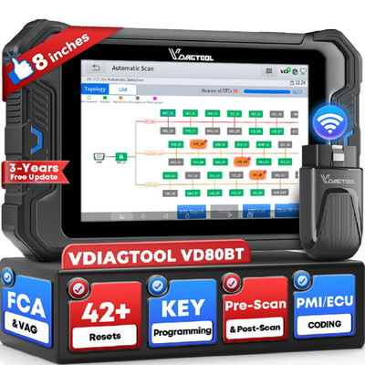 VDIAGTOOL VD80 BT Profi KFZ OBD2 Diagnosegerät Scanner ALLE System ECU Coding DE