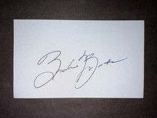 Zack Britton, ORIOLES (2011 Debut) SIGNED 3x5 Index Card (HS)