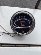 Vintage Dixco Blue Line 8k Pedestal Pod Tachometer 3 34 Vintage Dixco Blue Line 8k Pedestal Pod Tachometer 3 34