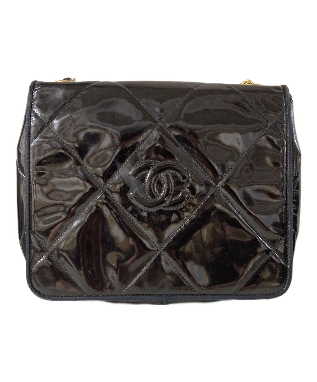 CHANEL Enamel Chain Shoulder Bag  #2020