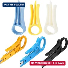 Mini Wire Stripper 6 Pack Network Wire Stripper Punch Down Cutter for Network Wi
