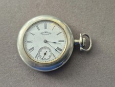 Antique American Watch Co. Waltham silveroid pocket watch not running