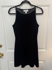 vintage Jessica McClintock Gunne Sax black velvet Dress Size 7/8