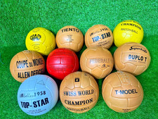 Historical Balls Set 11 Pcs FIFA World Cup 1930 to 1966 in Leather Size 5