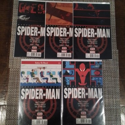 Marvel - ''MARVEL KNIGHTS SPIDER-MAN'' 5pc Complete Set.  2013. UNREAD.