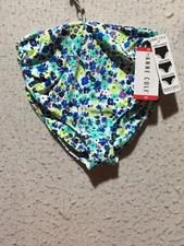 NEW Anne Cole Swim Bottom Womens XS Multicolor Floral High Rise