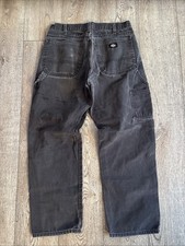 Vintage Dickies Carpenter Jeans Workwear Pants Relaxed Fit Men 34x30