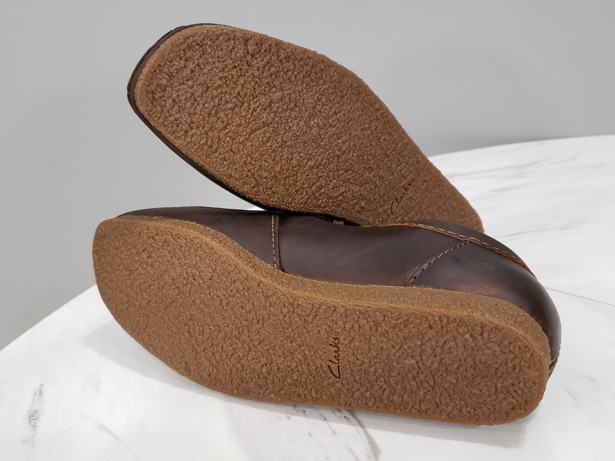 NEW NO BOX CLARKS Shacre II Run Shoes‎ Size 7 Tan Brown Tumbled Moccasins Men\'s Amazon.com | Clarks Men main image 3