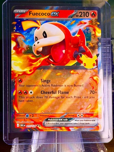 Fuecoco ex ME: 30th Celebration #15/128 Holo Double Rare Pokemon TCG Card NM
