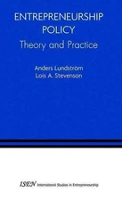 Entrepreneurship Policy: Theory and Practice by Anders Lundstrom (English) Hardc