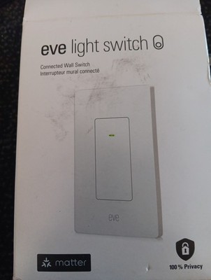 Eve Light Switch - Connected Wall Switch Apple HomeKit NEW!