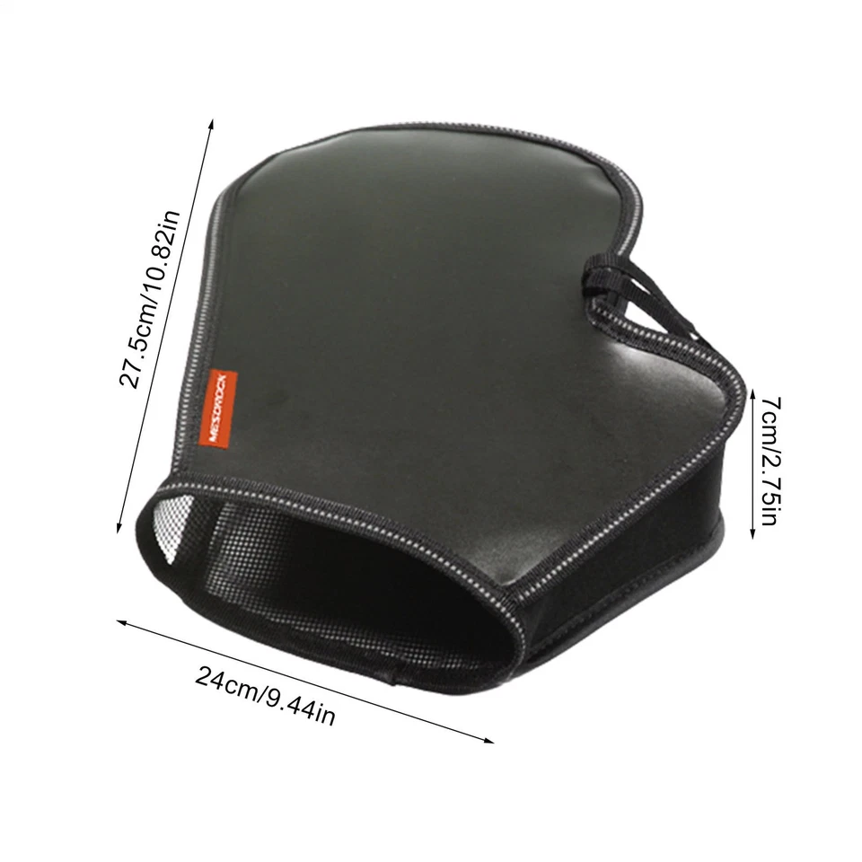 Motorcycle Handlebar Muffs Summer Sun Protection Gloves Waterproof Oxford Mesh - Image 4 of 4