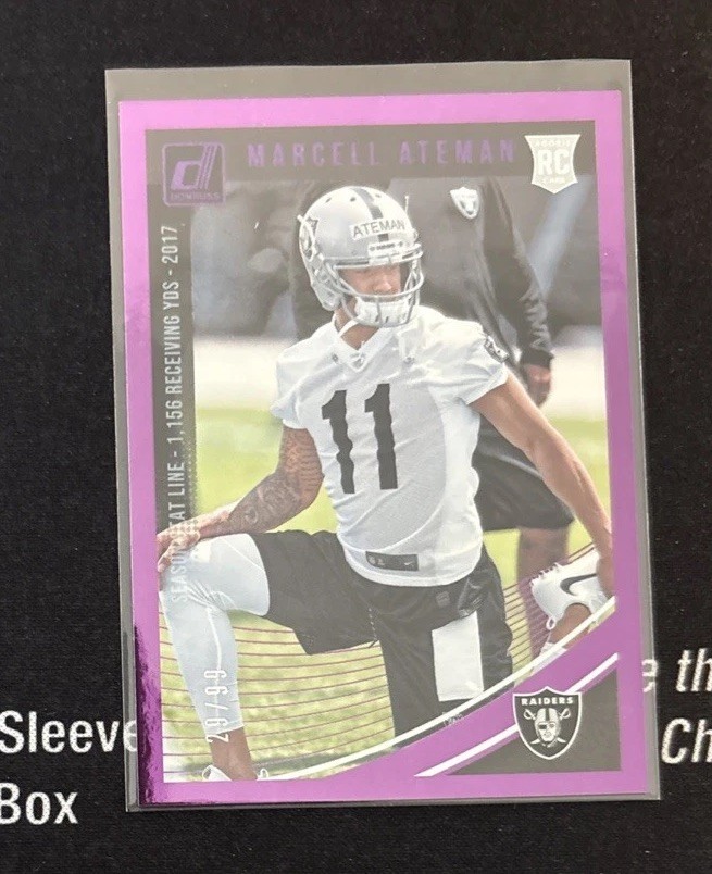 Marcell Ateman Panini Donruss #395 Season Stat Line