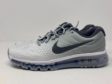 Nike Air Max 2017 Wolf Grey White Lace Up Running Sneakers 849559-101 Mens Sizes
