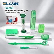 Braces Cleaning Kit for Teeth Portable Orthodontic Toothbrush Kit Oral Care Den