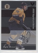 2001-02 ITG Be A Player Signature Series Vault Black Kyle McLaren #LKM Auto 1u6