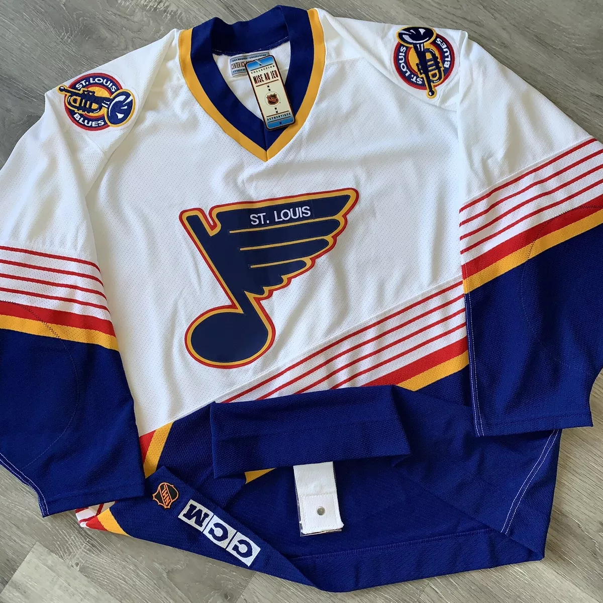 Authentic St. Louis Blues 52 CCM Jersey Vintage 1995-1997 New