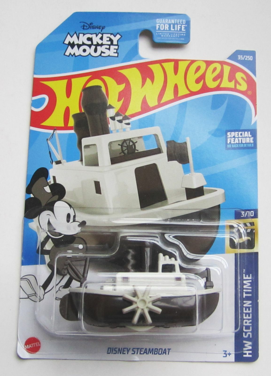 Hot Wheels Disney Steamboat Mickey Mouse Mint MOMC NEW 2021 Cartoon Toy