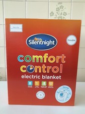 Image of Silentnight Double Comfort Control Electric Blanket(Over Heat Protect)- White