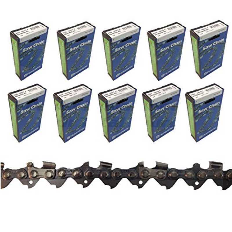 Set of 10 OEM Husqvarna 20" Chainsaw Chain .325 .050 H30 80DL 501840680
