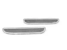 DEPO Pair of Clear Rear Bumper Side Reflectors For 1994-1998 Ford Mustang