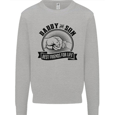 Daddy & Son Best Friends Fathers Day Mens Sweatshirt Jumper
