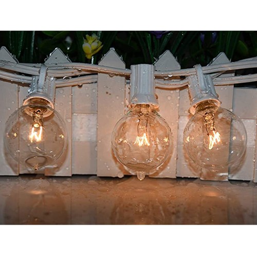 G40 Replacement Light Bulbs, 120V 5W Clear Globe Bulb, E12 C7 Candelabra Base... - Picture 2 of 9
