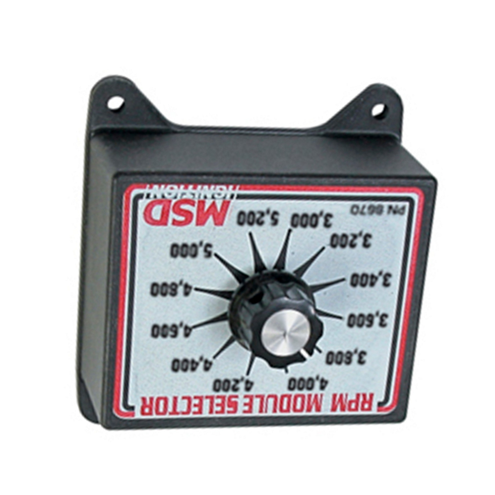 MSD RPM Module Selector Switch Range From 3.0K to 5.2K in 200