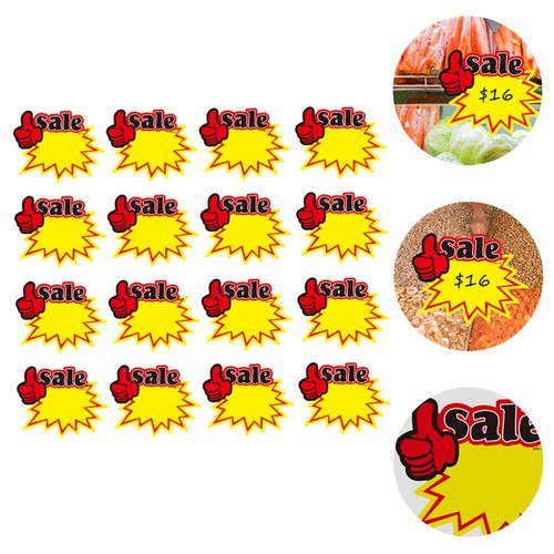 50 Pcs Advertisement Tags Commodity Price Signs Retail and Labels Store - Picture 6 of 16