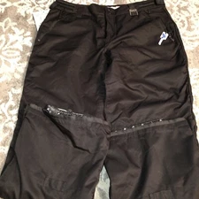 Ocean & Earth snow pants womens L Black OE Pro series pockets tabs XL New
