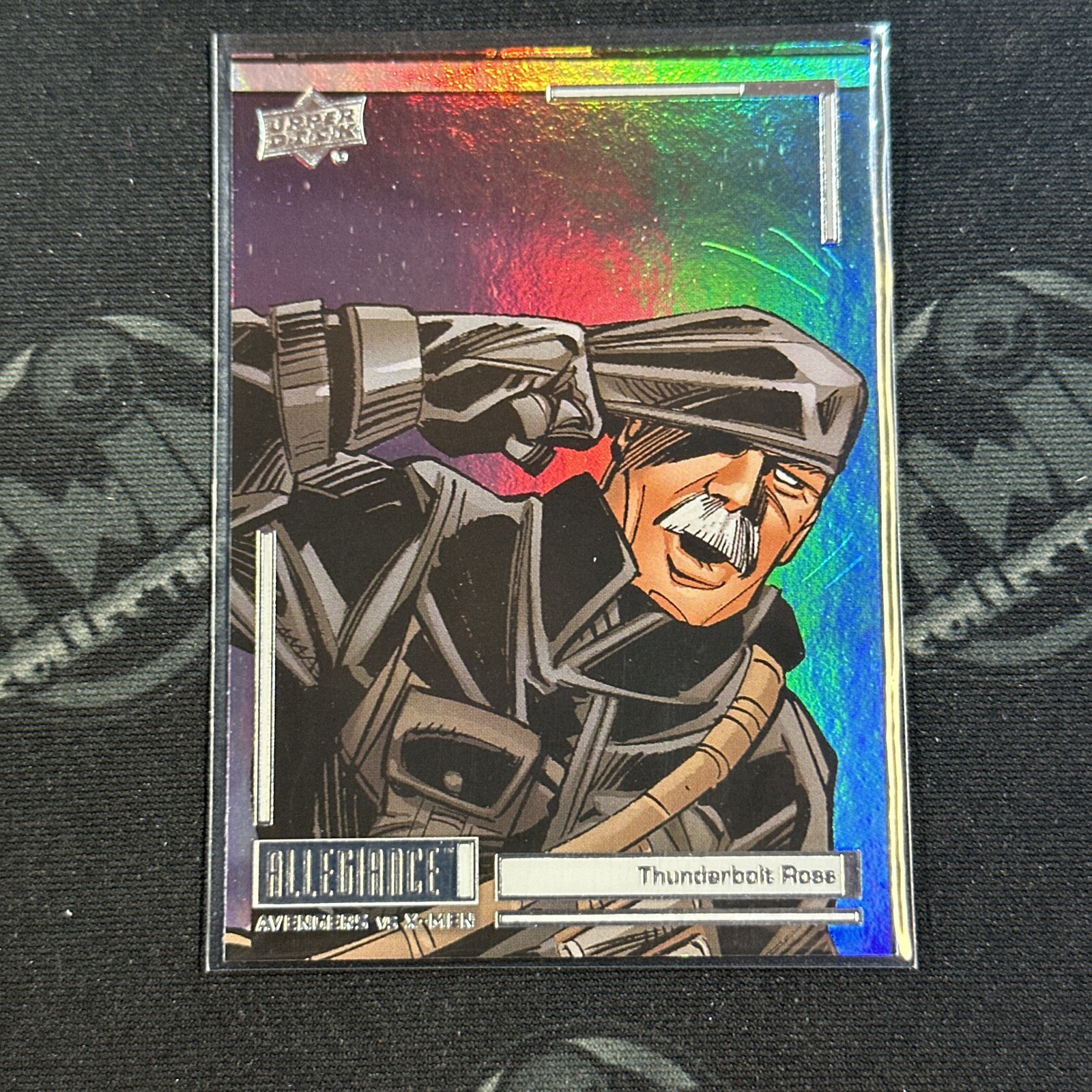 2023 Upper Deck Allegiance Avengers vs X-Men Rainbow Thunderbolt Ross #C38