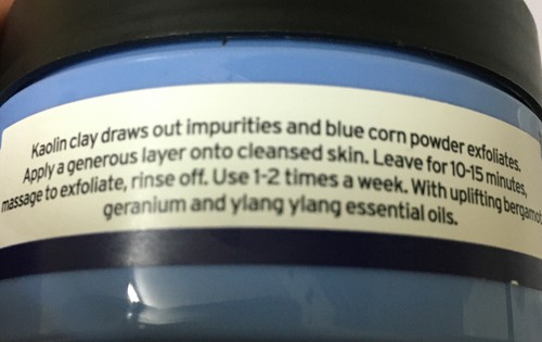 The Body Shop Blue Corn Pore Refining Face Mask Scrub π½ RARE- discontinued - Picture 4 of 4