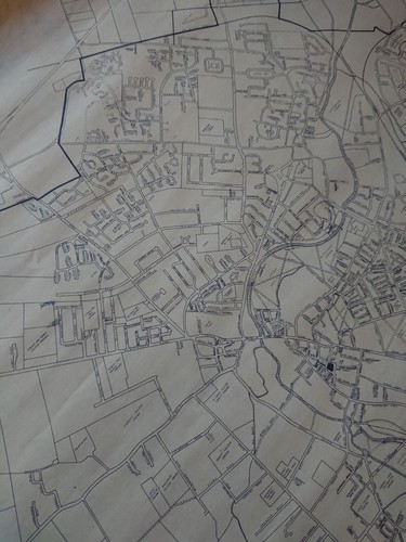 Riesige Plankarte Stadt Cambridge Vintage Old 1964 1976 1980 Enginner Ordnance Survey - Bild 14 von 14