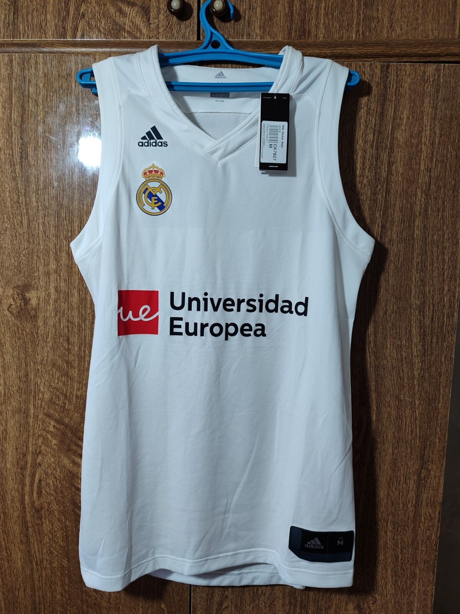 Real Madrid Baloncesto Adidas Basketball Jersey Home 2018/2019