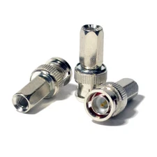10 pack Twist on BNC Male Connector Adapter for RG59 Coax Cable CCTV Camera