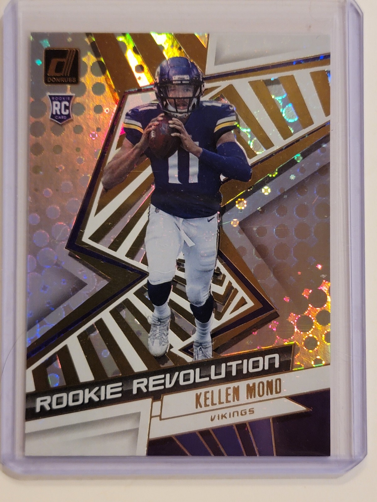 2021 Donruss Kellen Mond Rookie Revolution Prizm #REV-KMO Vikings
