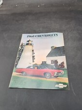 1968 Chevrolet Full Line Sales Brochure SS 396 Malibu 300 Camaro Corvette Nova