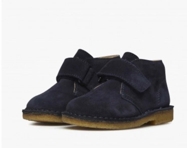 Botas del desierto de gamuza NATURINO CHOCO en azul nuevas con etiquetas Foto 3 de 4