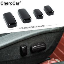4pcs Seat Adjust Handle Switch Knob Decor Trim For Chevrolet Camaro Accessories