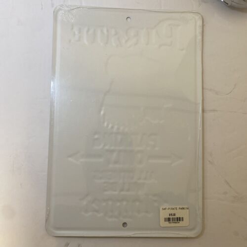 PIRATE Parking Only - Embossed Metal Sign - Man Cave Garage Bar Décor - Picture 4 of 4