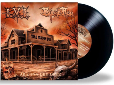 L.V.I. / PSYCHIC PAWN - Arizona Dry Hate (LIM.200 SPLIT BLACK LP*US THRASH METAL