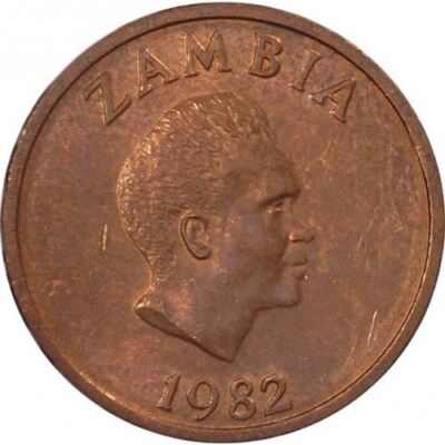 Zambia | 2 Ngwee Coin | Martial Eagle | Km:10A | 1982 - 1983 | eBay