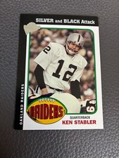 2005 Topps Raiders Fan Favorites Silver and Black Attack #53 Ken Stabler